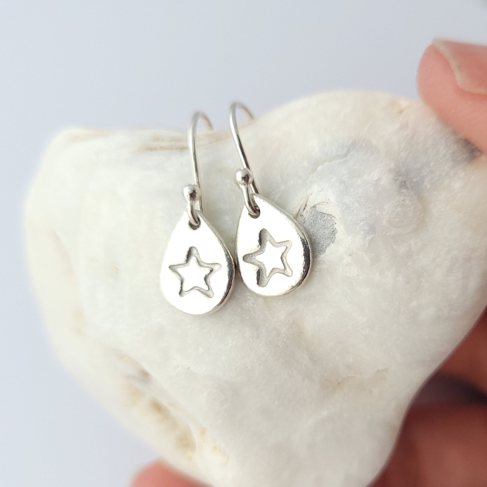 Sterling-silver-star-teardrop-earrings-3