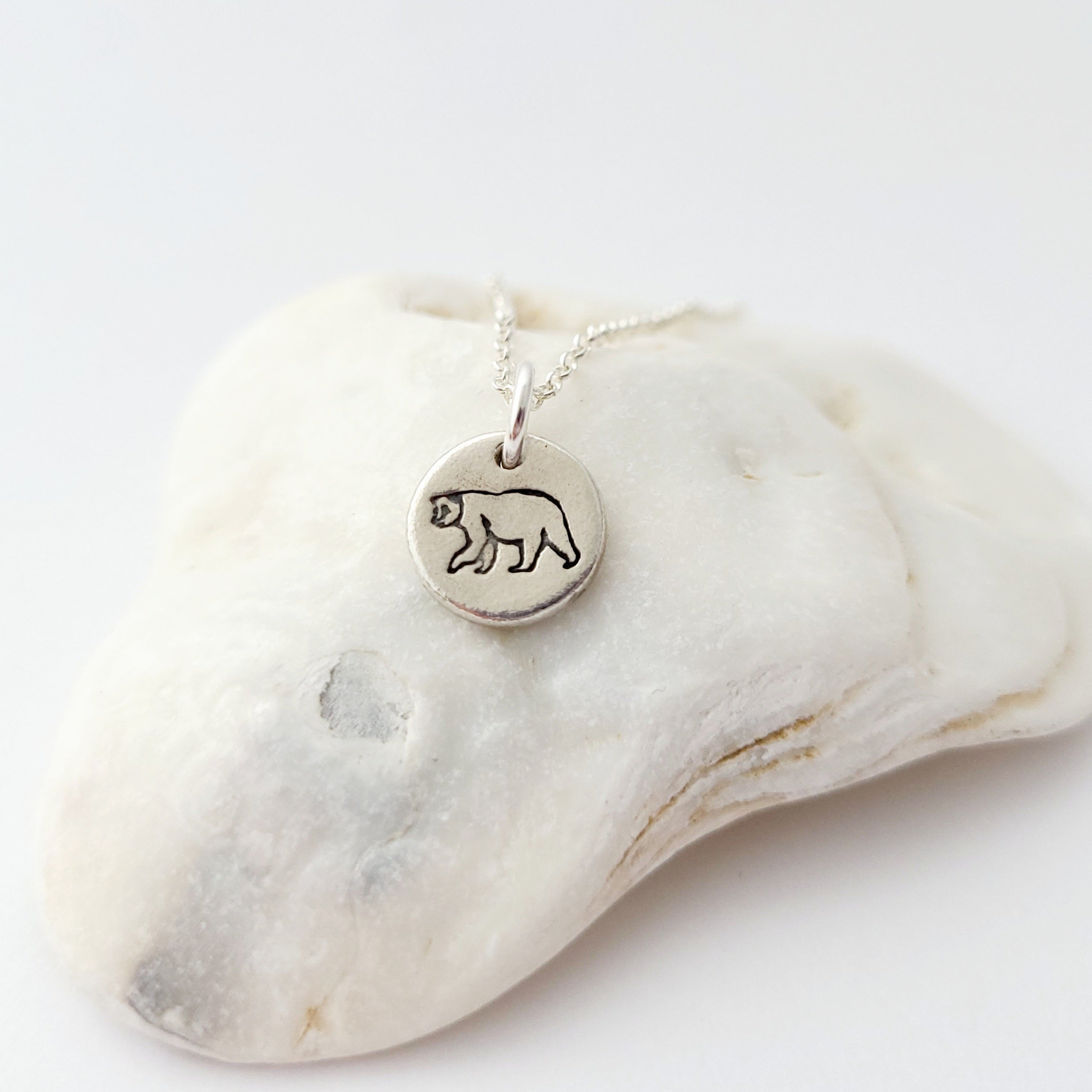 Sterling silver online mama bear necklace