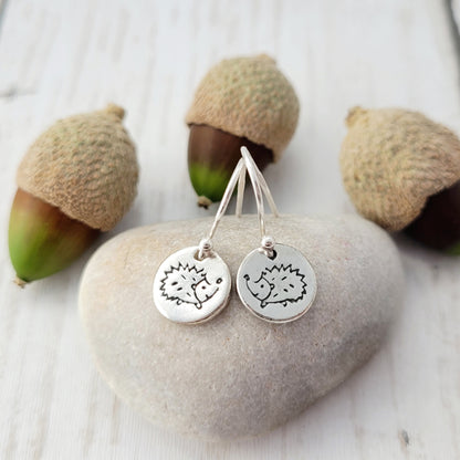 Sterling-silver-hedgehog-drop-earrings-1