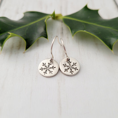 Sterling-silver-snowflake-drop-earrings-1