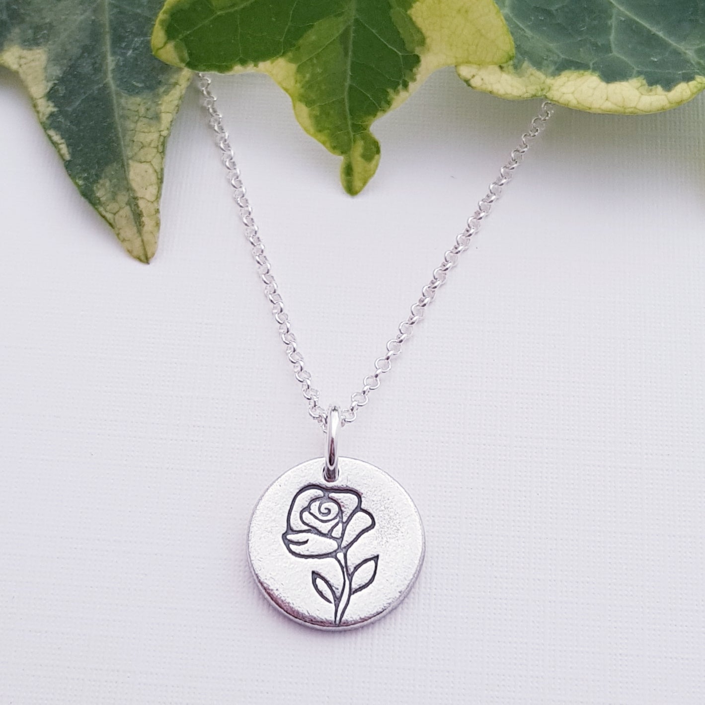 Sterling-Silver-Rose-Birth-Flower-June-Pendant-2