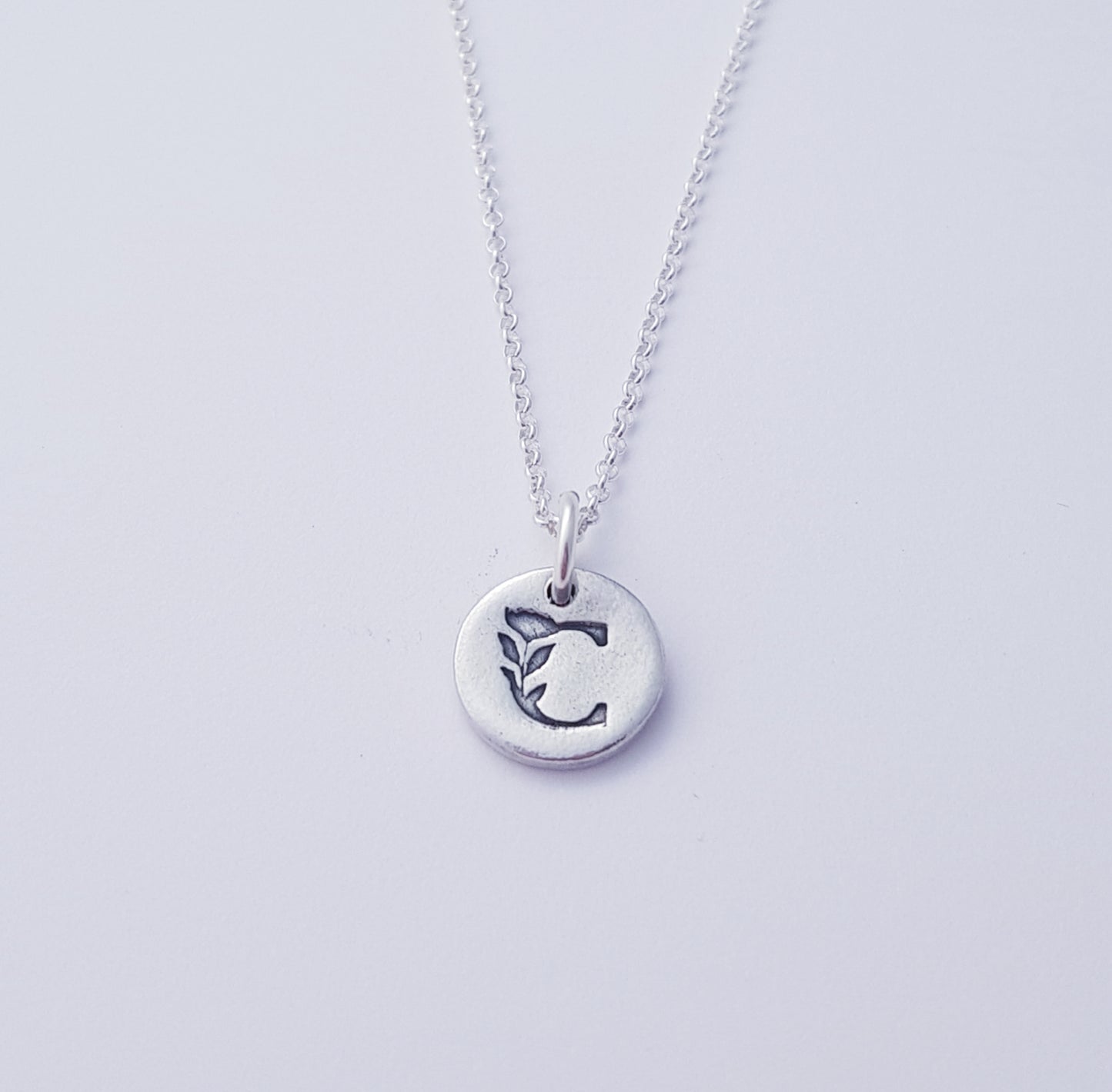 Sterling-silver-initial-Monogram-Floral-Pendant-Necklace-5