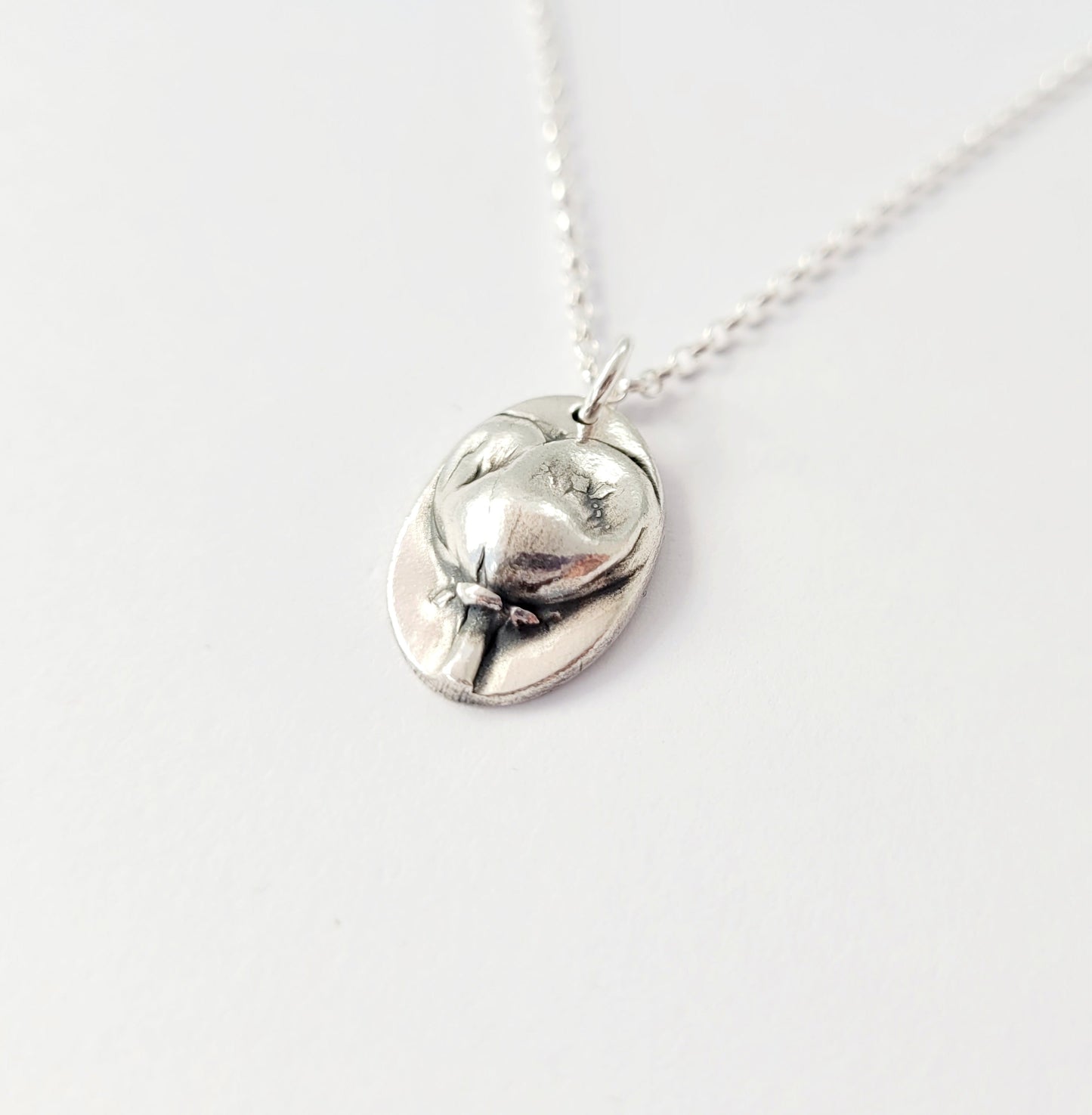 Sterling-silver-aconite-bud-botanical-flower-pendant-necklace-5