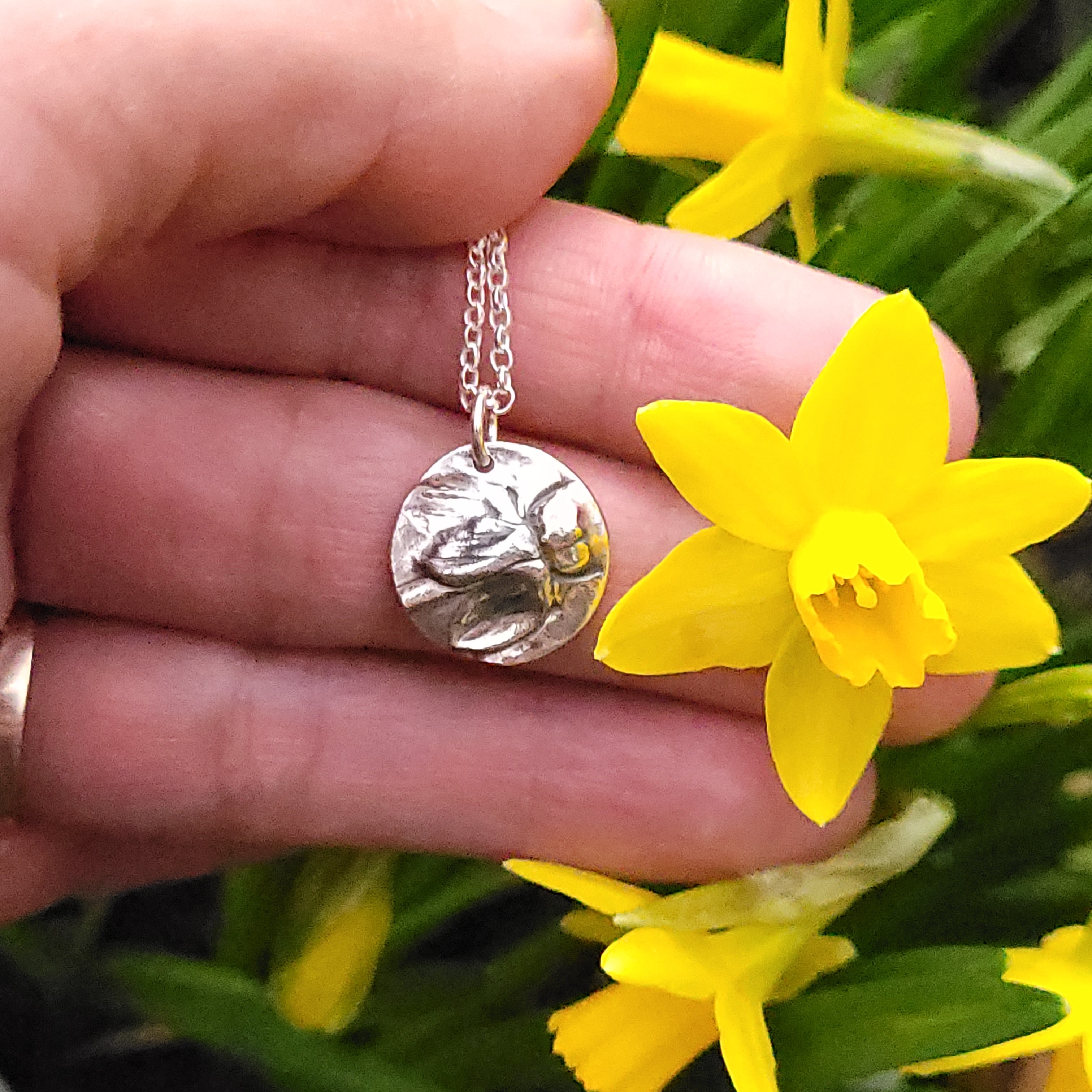 Daffodil necklace sales