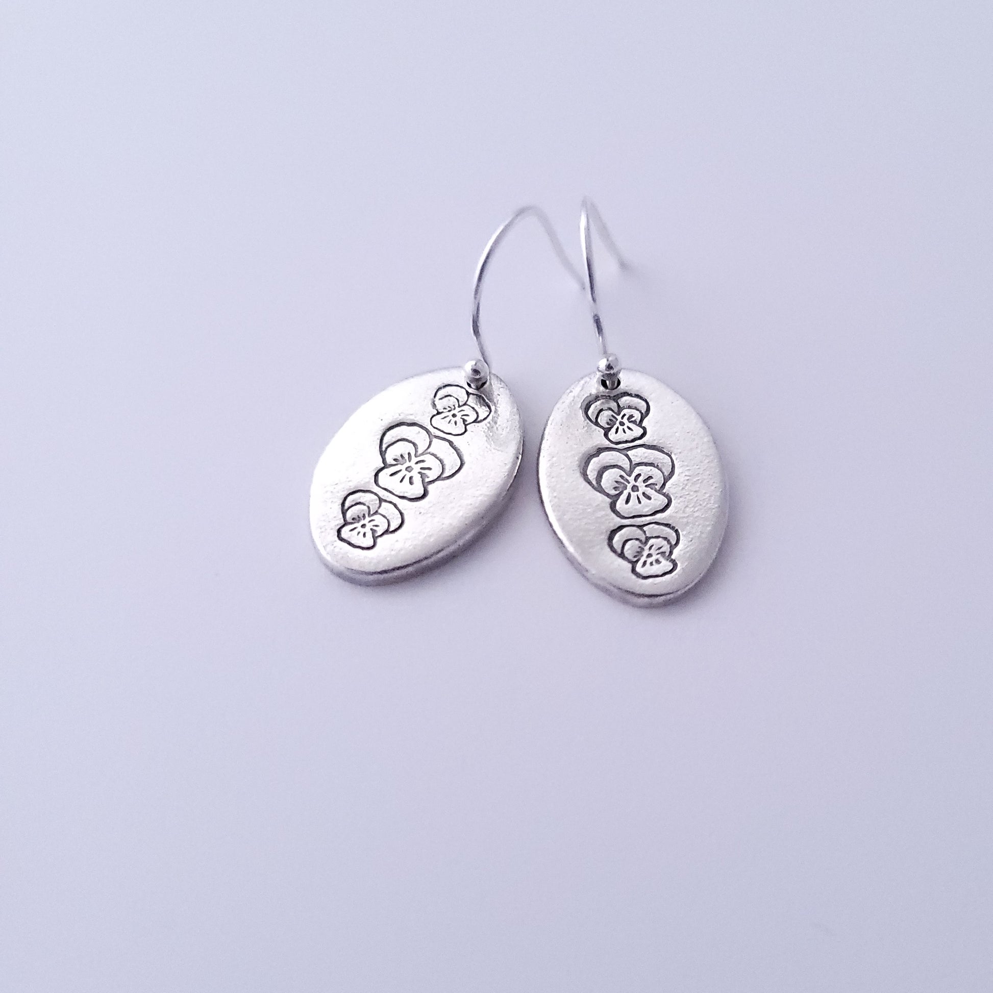 Sterling-silver-large-oval-viola-pansy-earrings-3