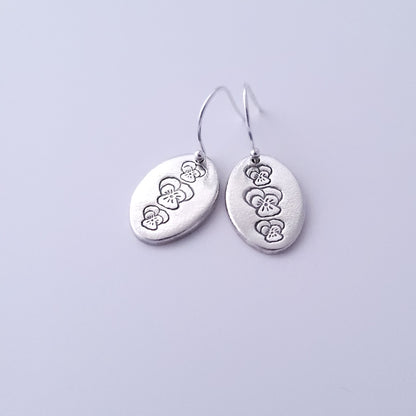 Sterling-silver-large-oval-viola-pansy-earrings-3